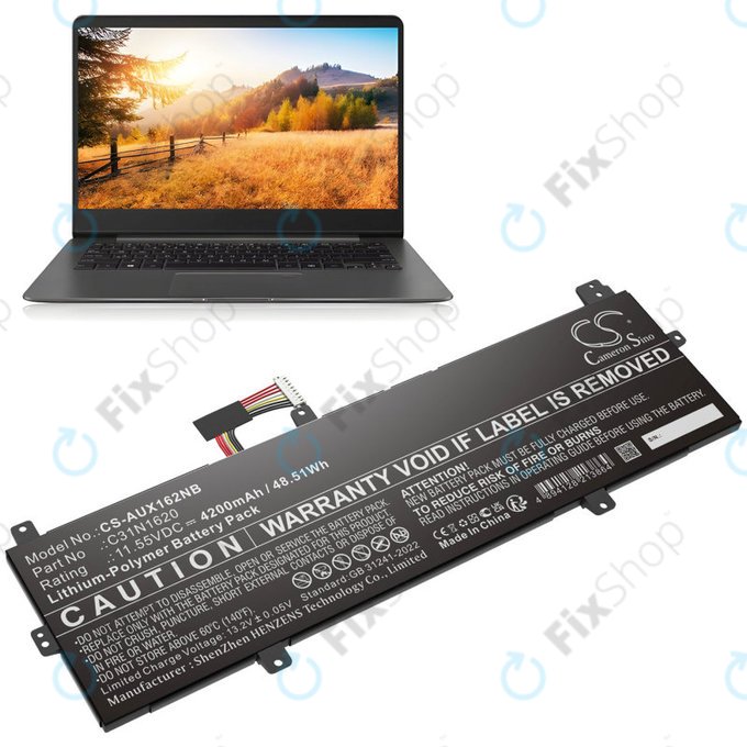 Bateria do Asus BX430, Expertbook B5440fa, P5240ua-1a, 4200mAh, Li-Pol, 11.55V, C31N1620, HQ