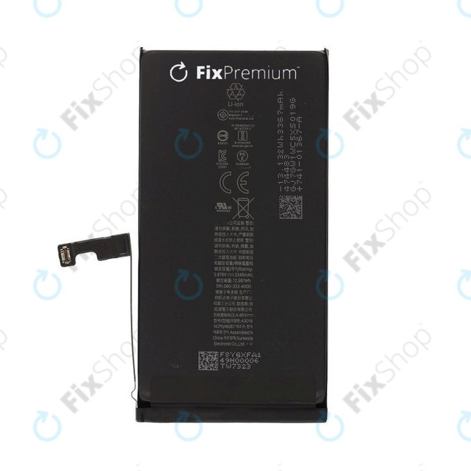 Bateria dla iPhone 15, 3367mAh, DIAGNOSTIC