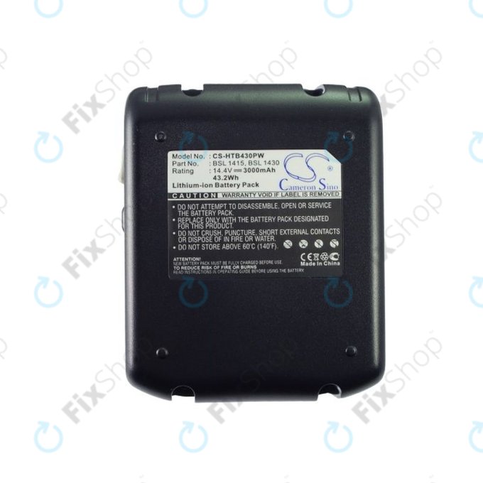 Bateria do Hitachi C 14dsl, Dv 14dbl, Wh 14dbl, 3000mAh, Li-Ion, 14.4V, BSL 1415, BSL 1430, HQ
