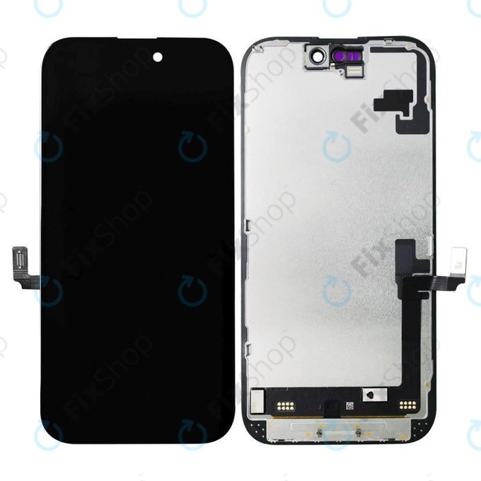 Wyświetlacz In-Cell FHD dla iPhone 16, Ekran dotykowy z ramką, FixPremium