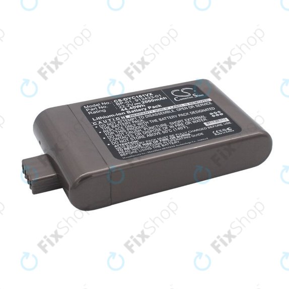 Bateria do Dyson DC12, DC16, BP-01, 912433-01, Li-Ion, 22,2V 2000mAh, HQ