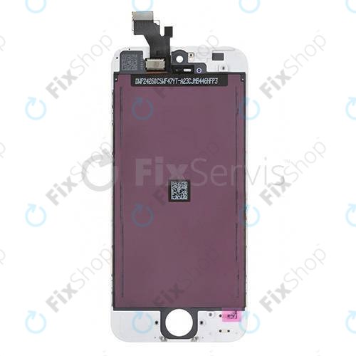 Wyświetlacz dla iPhone 5, White, Ekran dotykowy z ramką