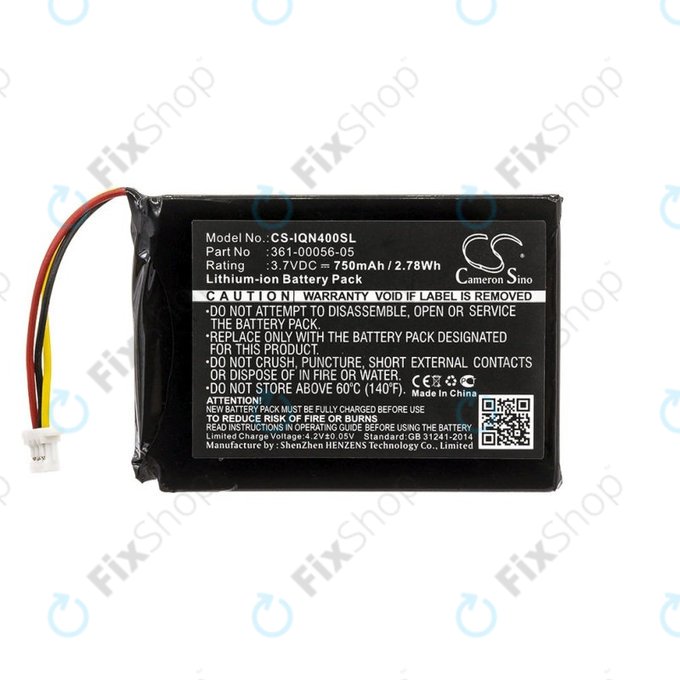 Bateria do Garmin Nüvi 40, 750mAh, Li-Ion, 3.7V, 361-00056-05, HQ