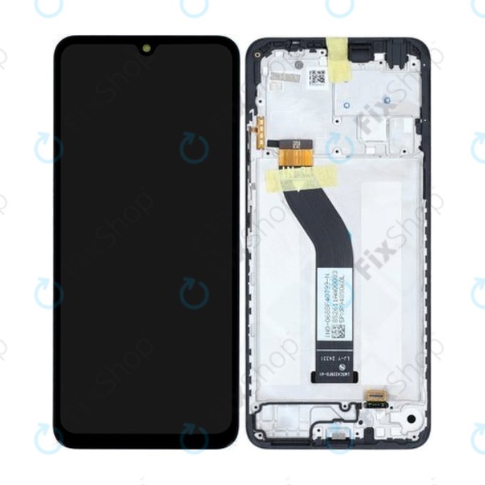 Wyświetlacz do Xiaomi Redmi 14C 4G, Ekran dotykowy z ramką, 5600020C3NL00, Genuine Service Pack
