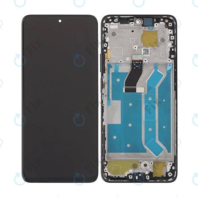 Wyświetlacz do Huawei Nova 12i, Ekran dotykowy z ramką, Midnight Black, TFT