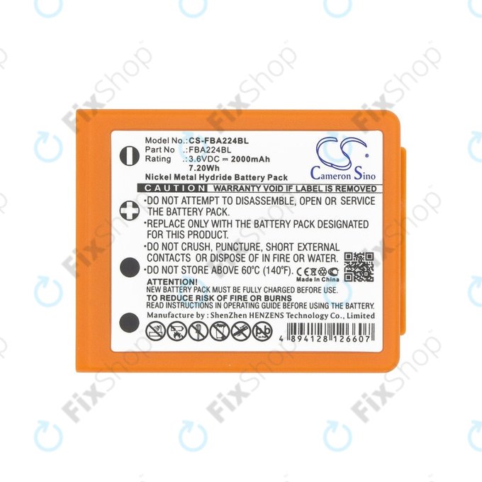 Bateria do HBC Radiomatic Keynote, Linus 4, Micron 4, 5, 6, 7, Patrol D, Quadrix, Vector Pro, BA223000, BA223030, FUB6, 2000mAh, HQ