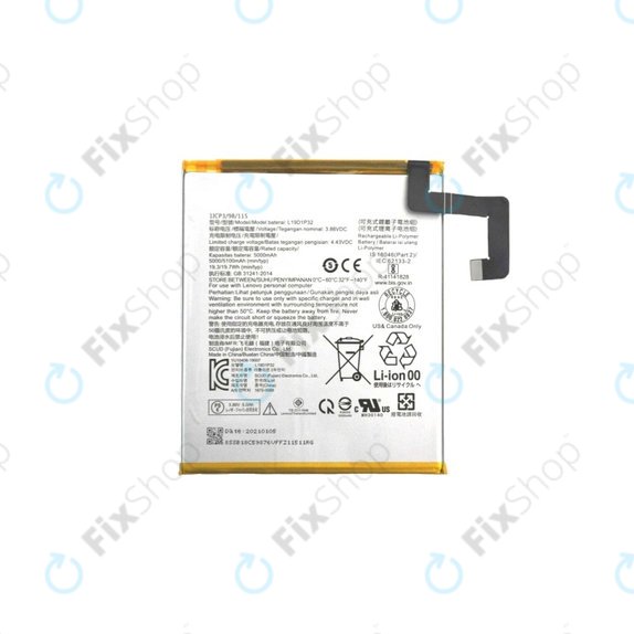 Bateria do Lenovo Tab M10 Plus, L19D1P32, 5000mAh