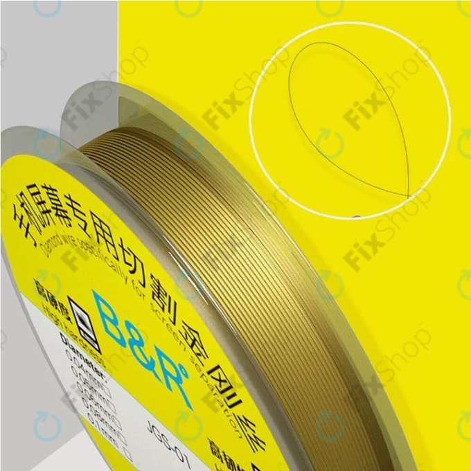 Zloty drut - drut do separacji wyswietlaczy LCD (0.1mm x 100m)