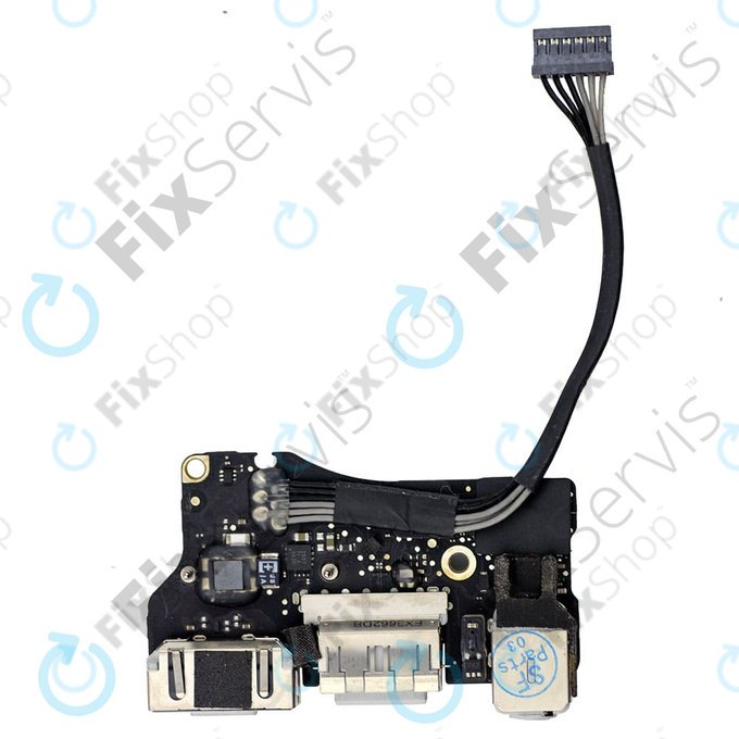 I/O Board do MacBook Air 13" A1466, Mid 2013 - Mid 2017, MagSafe 2, USB, Audio, Refurbished