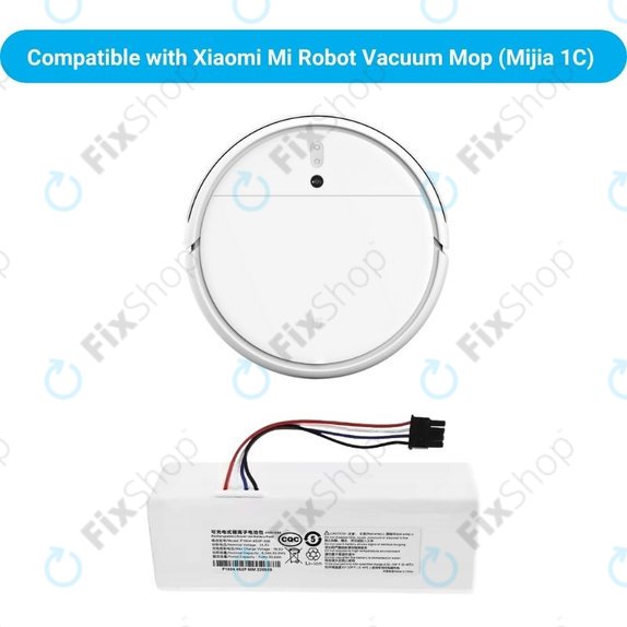 Bateria do Xiaomi Mi Robot Vacuum Mop Mijia 1C, STYTJ01ZHM, Li-Ion, 14,4V 2600mAh