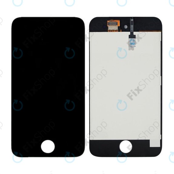 Wyświetlacz LCD dla iPod Touch (4th Gen), Black, Ekran dotykowy z ramką