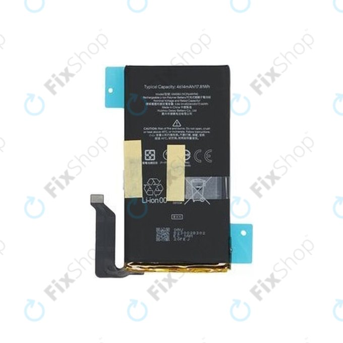 Bateria do Google Pixel 6, GMSB3, 4614mAh, G730-05942-01, Genuine Service Pack
