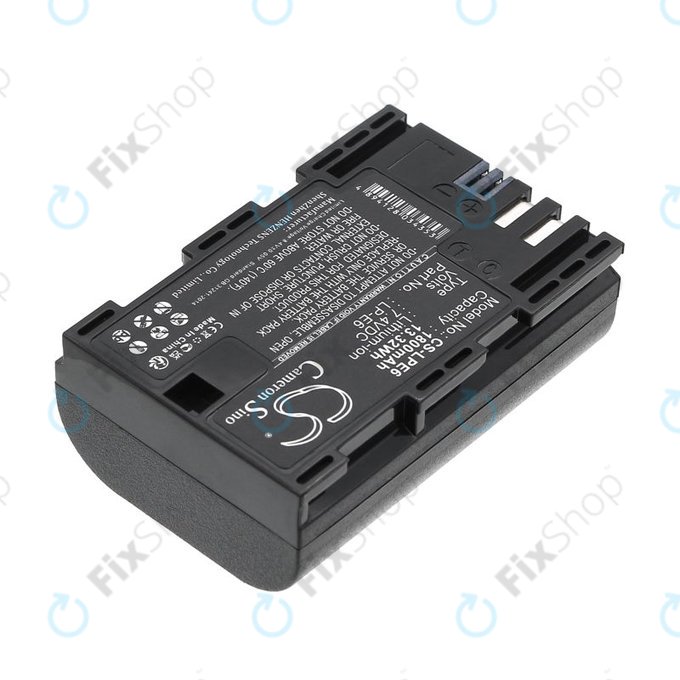 Bateria do Canon EOS 60D, 5D Mk II, 7D, 1800mAh, Li-Ion, 7.4V, LP-E6, HQ
