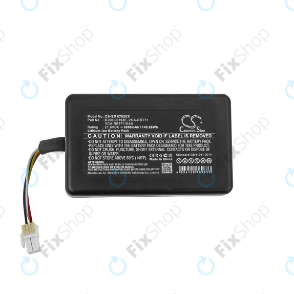 Bateria do Samsung PowerBot R7040, DJ96-00193E, VCA-RBT71, Li-Ion, 21,6V 6800mAh, HQ