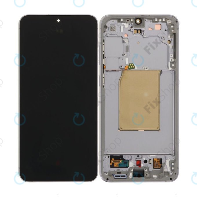 Wyświetlacz OLED dla Samsung S25 FE, Jetblack, Ekran dotykowy z ramką