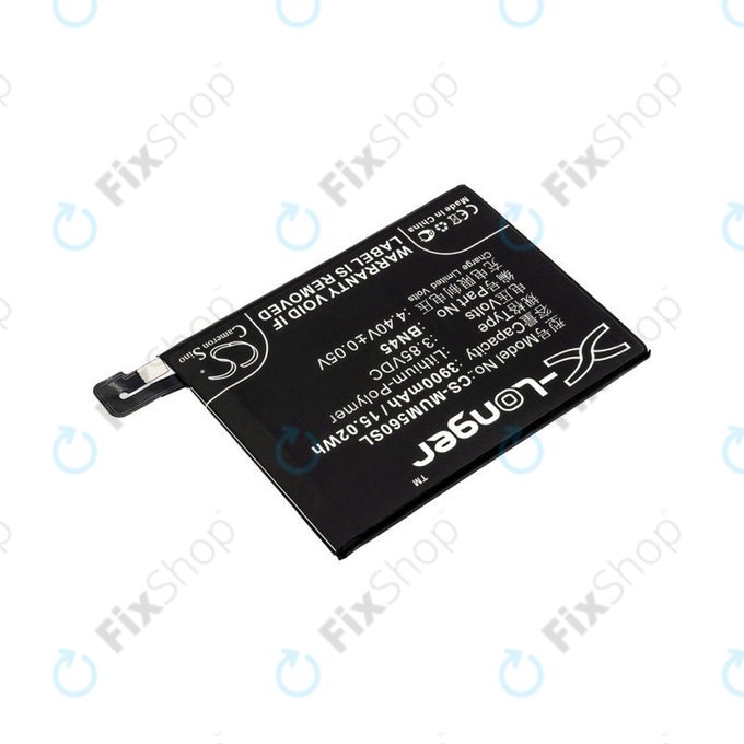 Bateria dla Xiaomi Redmi Note 5, Redmi Note 5 Pro, 3900mAh, Li-Pol, 3.85 V, BN45, HQ