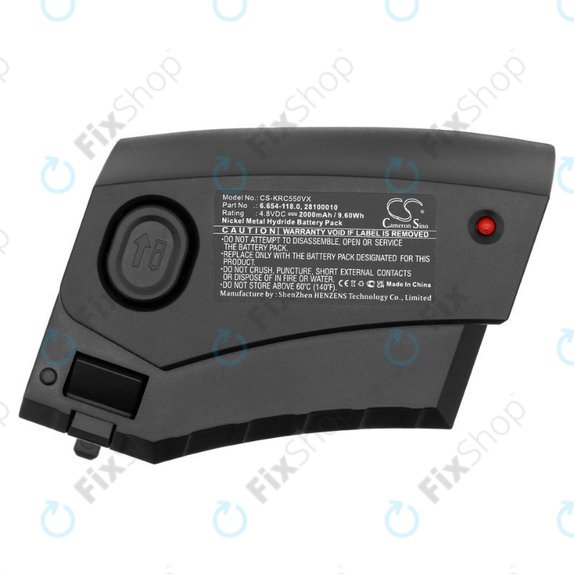 Bateria do Kärcher KC55, 6.654-118.0, 28100010, Ni-MH, 4,8V 2000mAh, HQ