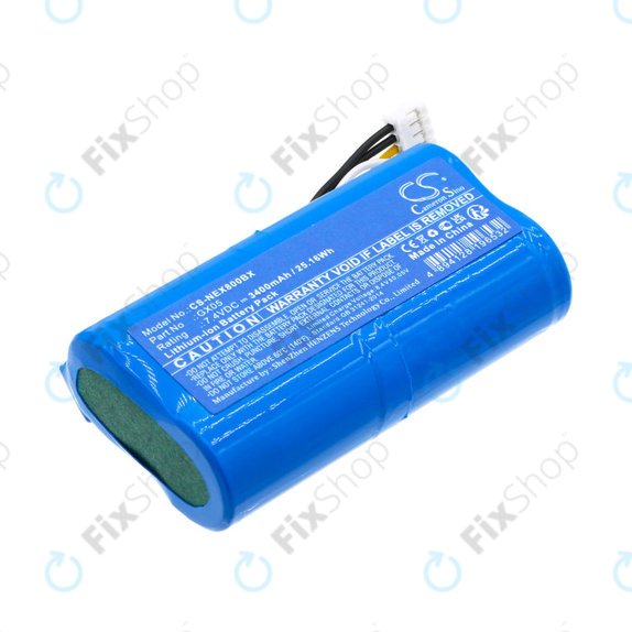 Bateria do NEXGO N86, 3400mAh, Li-Ion, 7.4V, GX05, HQ