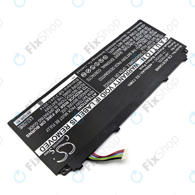 Bateria do Acer Aspire S13, Chromebook R13, 4600mAh, Li-Pol, 11.55V, AP15O3K, HQ