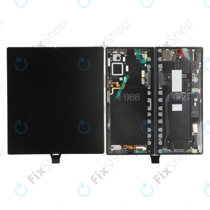 Wyświetlacz LCD + ekran dotykowy + ramka do Samsung Z Fold 7 F966B, Jetblack, GH82-37548C, Genuine Service Pack