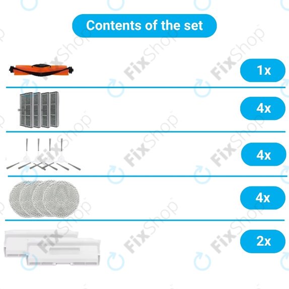 Kompletny zestaw do Xiaomi Robot Vacuum H40