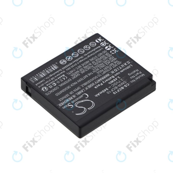 Bateria do Panasonic Lumix DMW-BCF10, 940mAh, Li-Ion, 3.7V, DMW-BCF10, HQ