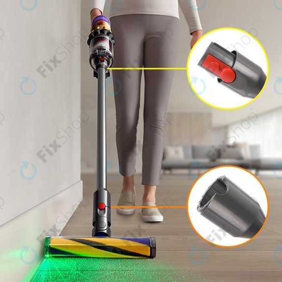 Rura ssąca do Dyson V12, Srebrna, Silver