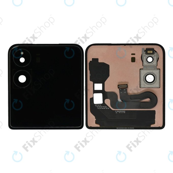 Wyświetlacz do Xiaomi Mix Flip 2, Ekran dotykowy z ramką, 405CPX3DC, Fioletowy, Purple, 560005000N800 Genuine Service Pack