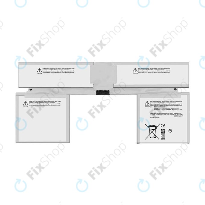 Bateria do Microsoft Surface Book 2, G3HTA021H, G3HTA023H, G3HTA024H, G3HTA048H, 6800mAh