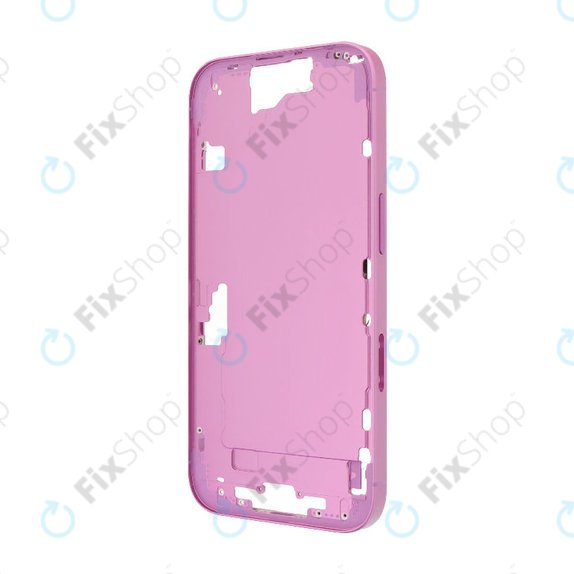 Ramka srodkowa do iPhone 16, Przyciski zasilania i głośności, Różowy, Pink