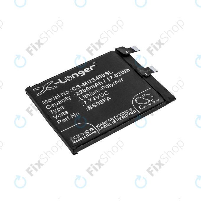 Bateria dla Xiaomi Black Shark 4, 2200mAh, Li-Pol, 7.74 V, BS08FA, HQ