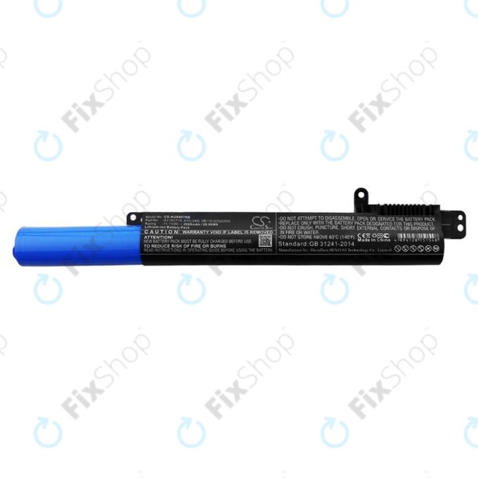 Bateria do Asus X407UA, X507UA, R507UB, X407MA, 2600mAh, Li-Ion, 11.1V, A31N1719, HQ