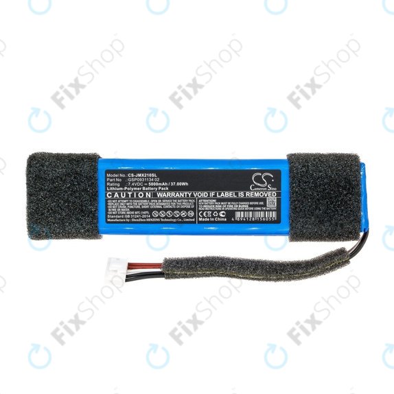 Bateria do JBL Xtreme Splashproof, 5000mAh, Li-Pol, 7.4V, GSP0931134 02, HQ