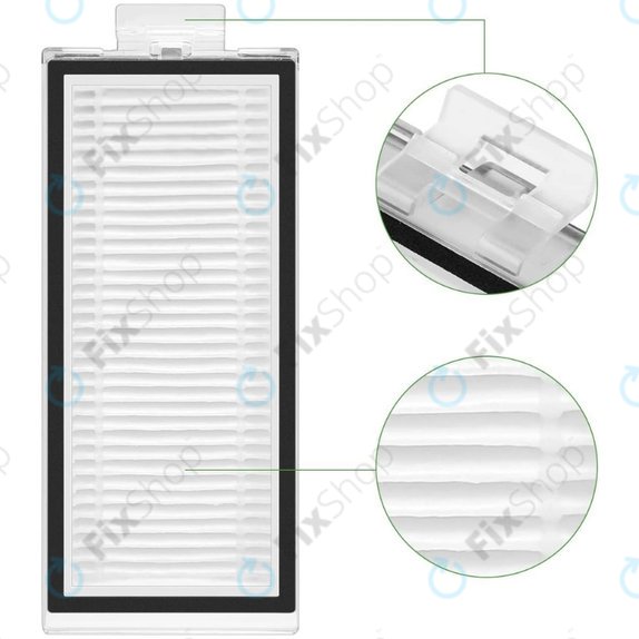 Zestaw części zamiennych do Xiaomi Roborock Q7+, Q7 Max, Q7 Max+ (2x Główna szczotka, 4x Filtr, 4x Szczotka boczna – biała, 4x Ściereczka mopująca, 4x Worek na kurz)