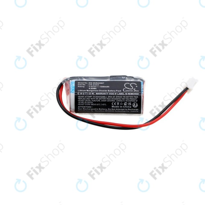 Bateria do Verisure, 1350mAh, Li-MnO2, 3V, CR-2/3AZ, HQ