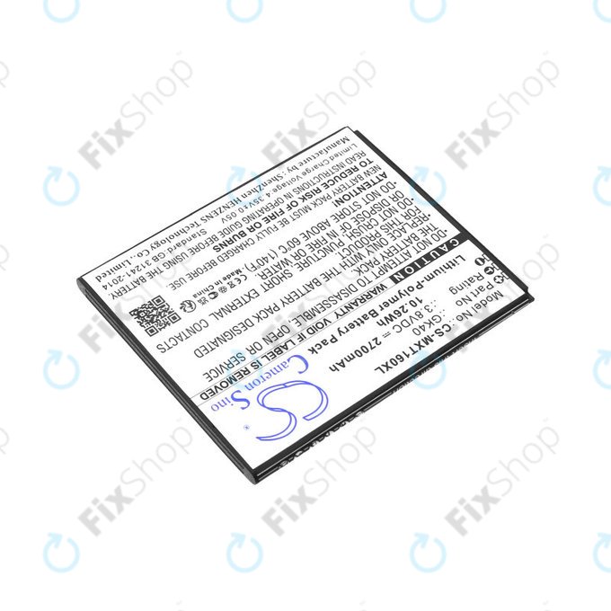 Bateria dla Motorola Moto E4 XT1761, 2700mAh, Li-Pol, 3.8 V, GK40, HQ