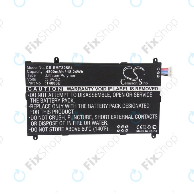 Bateria do Samsung Galaxy Tab Pro 8.4, 4800mAh, Li-Pol, 3.8V, T4800E, HQ