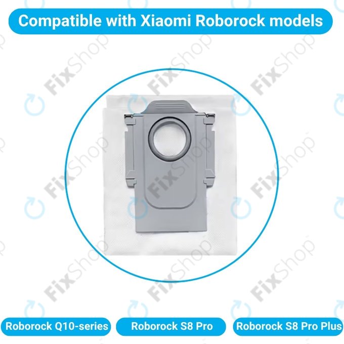 Worek na kurz, 4 szt. do Xiaomi Roborock Q10-series, S8 Pro, S8 Pro Plus