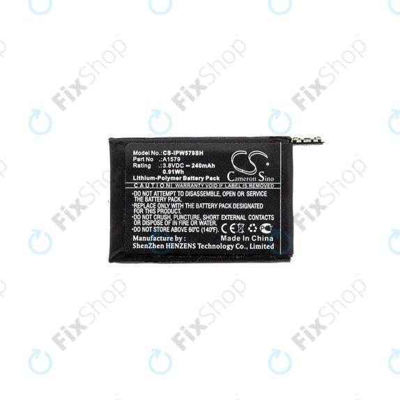 Bateria dla Apple Watch 1 42 mm, 240mAh, Li-Pol, 3.8 V, A1579, HQ