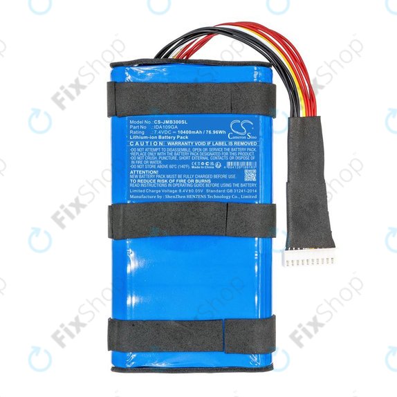 Bateria do JBL Boombox 3, 10400mAh, Li-Ion, 7.4V, IDA109GA, HQ