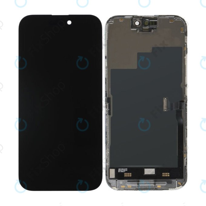 Wyświetlacz dla iPhone 15 Pro, Ekran dotykowy z ramką, Refurbished