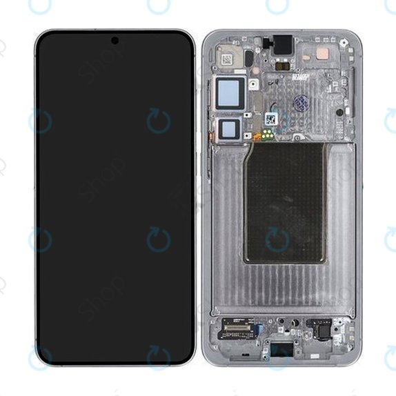 Wyświetlacz do Samsung Galaxy S25 Plus, Ekran dotykowy z ramką, Silver Shadow, GH82-36368A, Genuine Service Pack