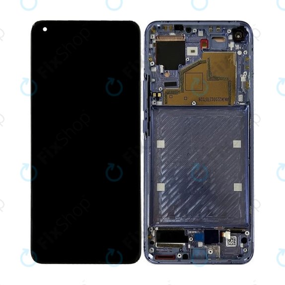 Wyświetlacz OLED do Xiaomi Mi 11 M2011K2G, Ekran dotykowy z ramką, Violet
