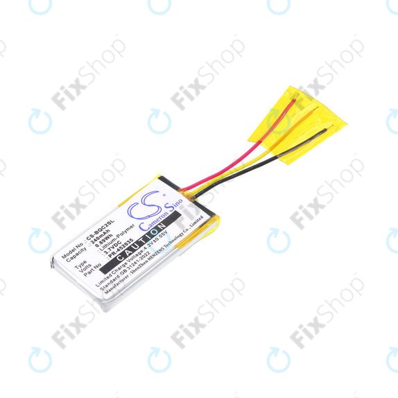 Bateria do Bose QC20, 240mAh, Li-Pol, 3.7V, PR-452035, HQ