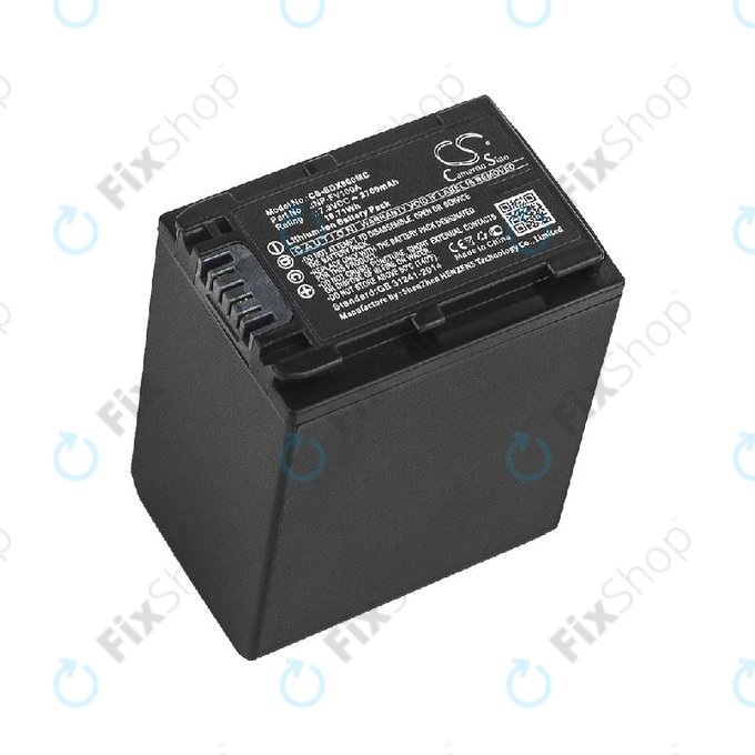 Bateria do Sony FDR-AX, HDR-CX, HDR-CX HDR-PJ, NEX-VG30, 2700mAh, Li-Ion, 7.3V, NP-FV100A, HQ