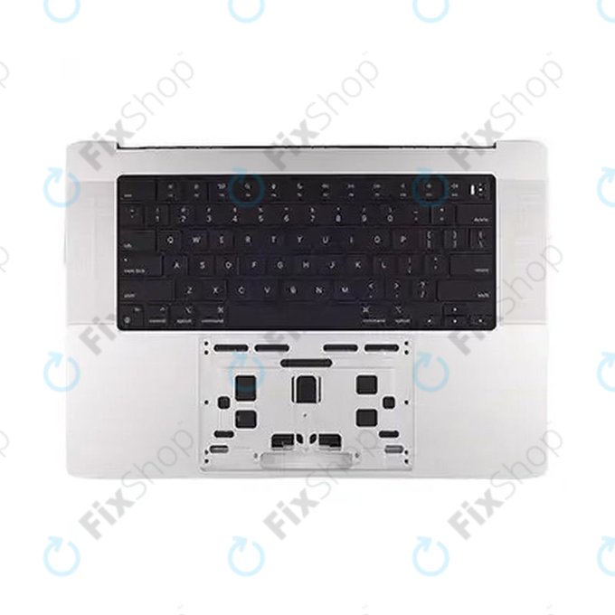 Górna rama klawiatury do MacBook Pro 16", A3403 (2024), z klawiaturą US i baterią, Silver, 661-42824, Genuine Apple