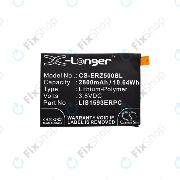 Bateria dla Sony Xperia Z5 E6653, 2800mAh, Li-Pol, 3.8 V, LIS1593ERPC, HQ