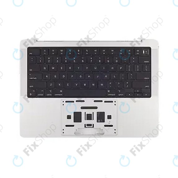 Górna rama klawiatury do MacBook Pro 14", A2918 (Late 2023, z klawiaturą US i baterią, Silver, 661-35709, Genuine Apple
