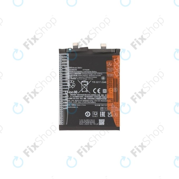 Bateria do Xiaomi Redmi Note 13 Pro 5G 2312DRA50C, BM5V, 5100mAh