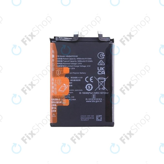Bateria do Honor 90 5G, HB486591EHW, 5000mAh